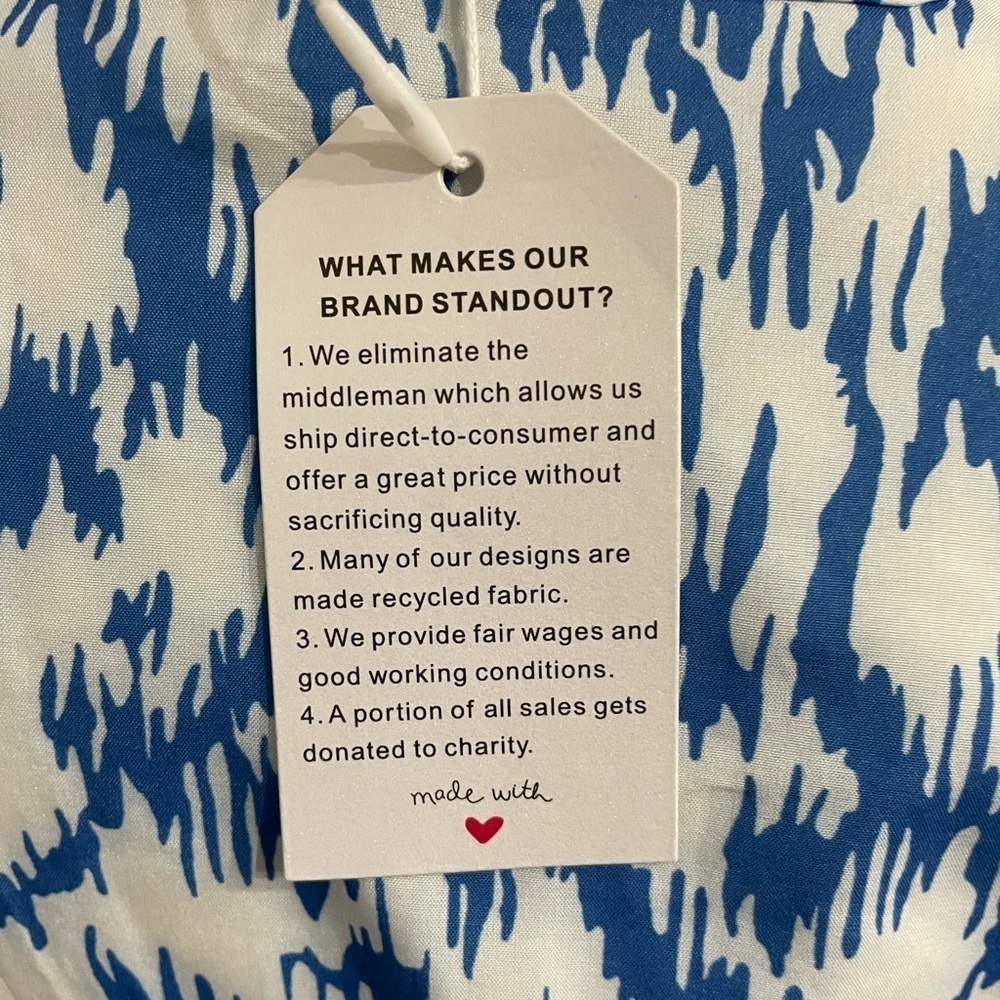 NWT Summer Women’s Shift Dress - Made With Mail - Picture 3 of 5